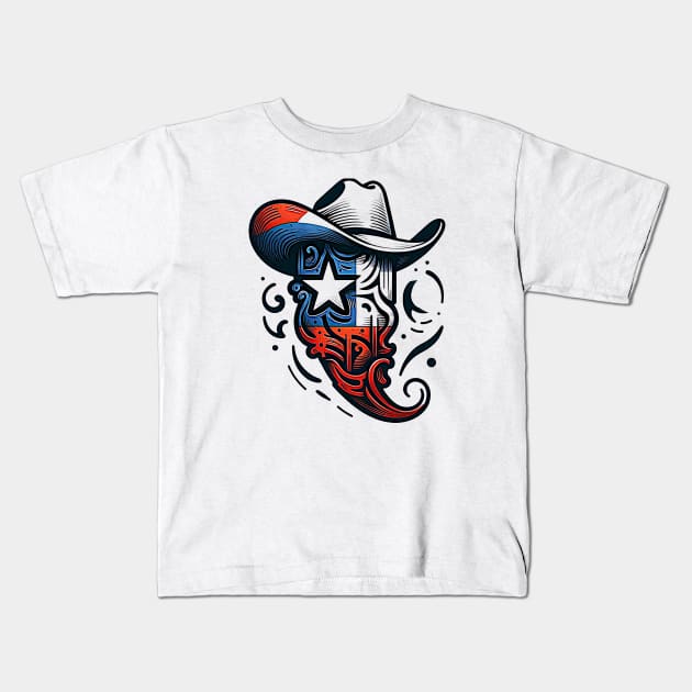 Chilean Flag Country Art Kids T-Shirt by Sambastyles